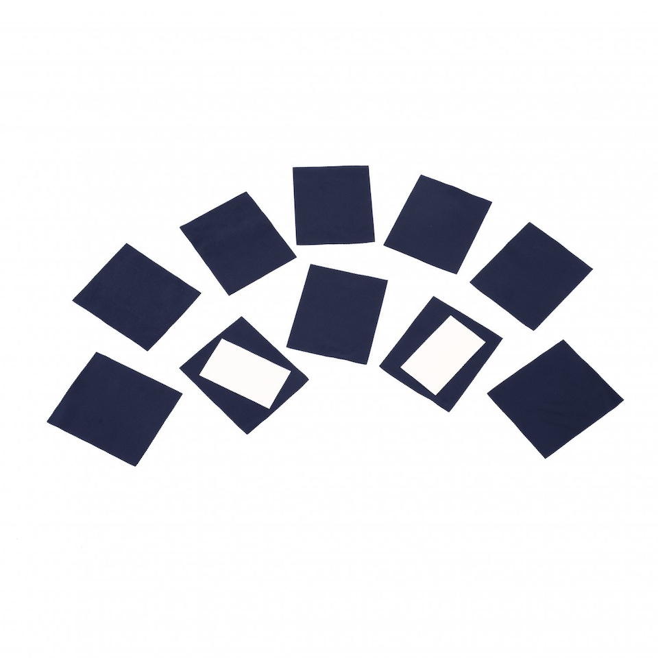 image 1 of Microfibre Soft Glasses Lens Phone Tablet Computer Cleaning Cloths 12 Pack