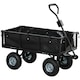 image 1 of Outsunny Garden Cart with Removable Liner, Quick-Release Sides