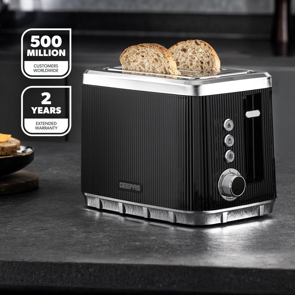 image 1 of GEEPAS 1.5L Filter Coffee Machine, 1.7L Electric Kettle & 2 Slice Toaster Set