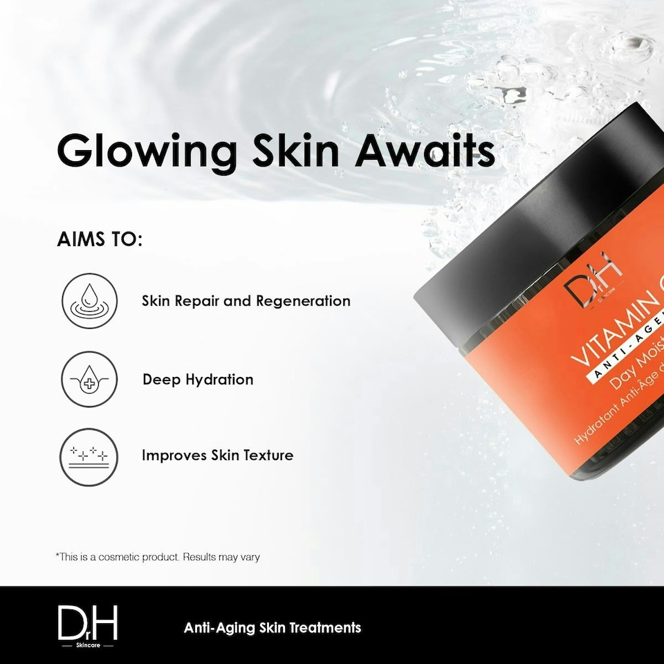 image 1 of Dr H Vitamin C Anti-Ageing Day Moisturiser 60ml