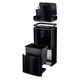 image 9 of Cooks Professional Recycling Sensor Bin 75L with Dual Compartments & Food Caddy | Black | Black