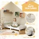 image 3 of AIYAPLAY Cloud-Themed Toddler Bed with Safety Rails, 143.5 x 74.5 x 56cm
