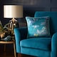 image 1 of Laurence Llewelyn-Bowen Birdity Absurdity Filled Cushion Blue