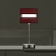 image 1 of Table Lamp with Layer Fabric Light Shade in Wine | Red