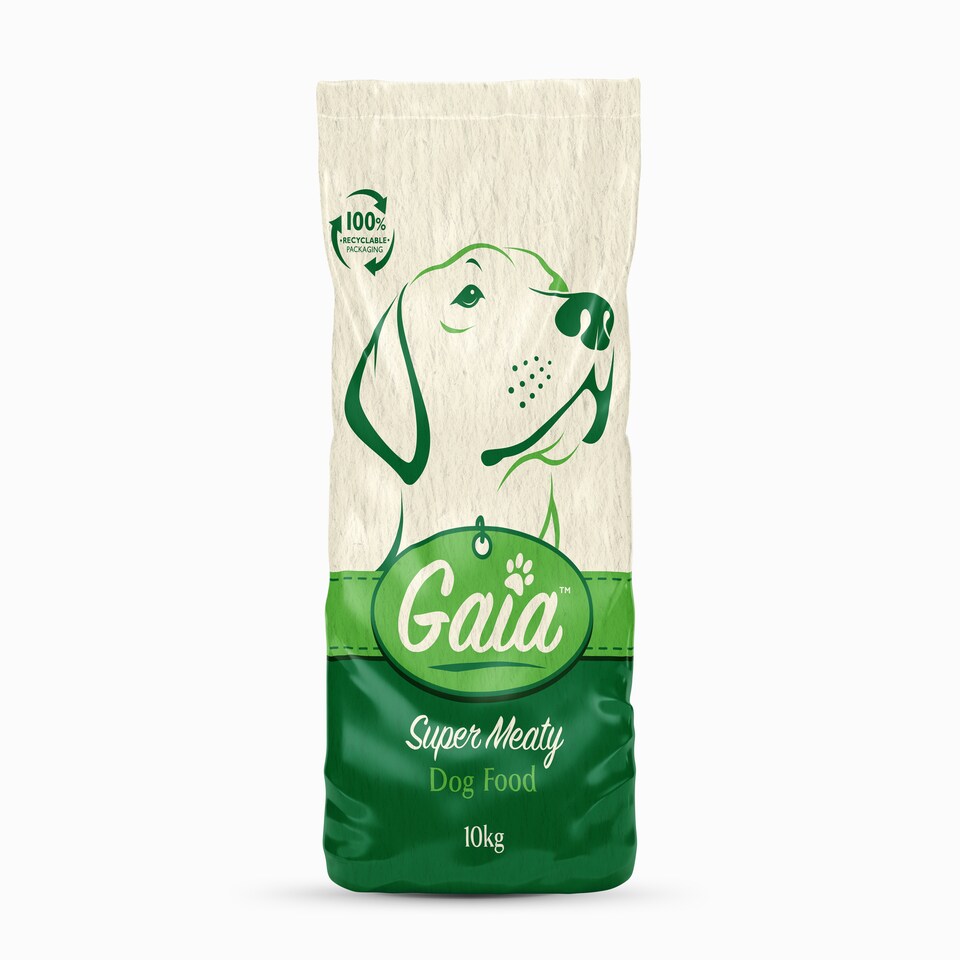 Gaia Gaia Adult Dry Dog Food pet food packaging