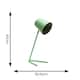 image 2 of ValueLights Lark Sage Green Metal Task Reading Compact Desk Table Lamp with LED Bulb