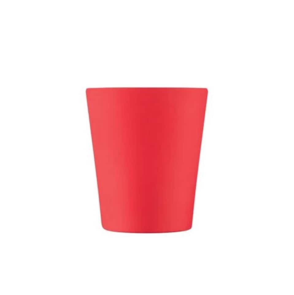 image 1 of Ecoffee Cup 8oz 240ml Reusable Eco-Friendly 100% Plant Based Coffee Cup with Silicone Lid & Sleeve - Melamine Free Travel Mug | Multi | Meridian Gate | 1