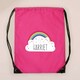 image 2 of Personalised Rainbow Pink Kit Bag Pink
