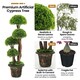 image 9 of COSTWAY 90 cm Artificial Tree Decor Topiary Ball Plant Green | One Size