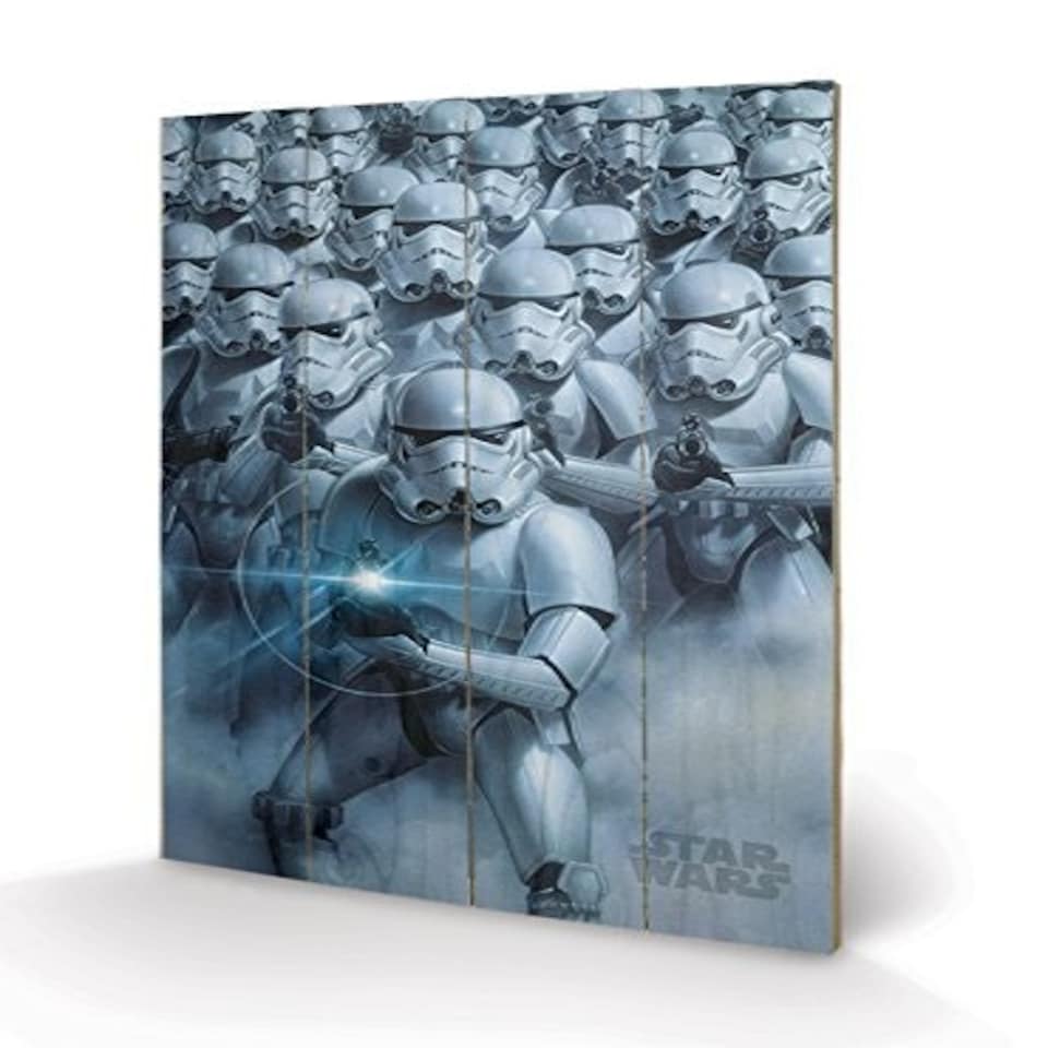 STAR WARS (STORMTROOPERS) SMALL WOOD - WOOD PANEL