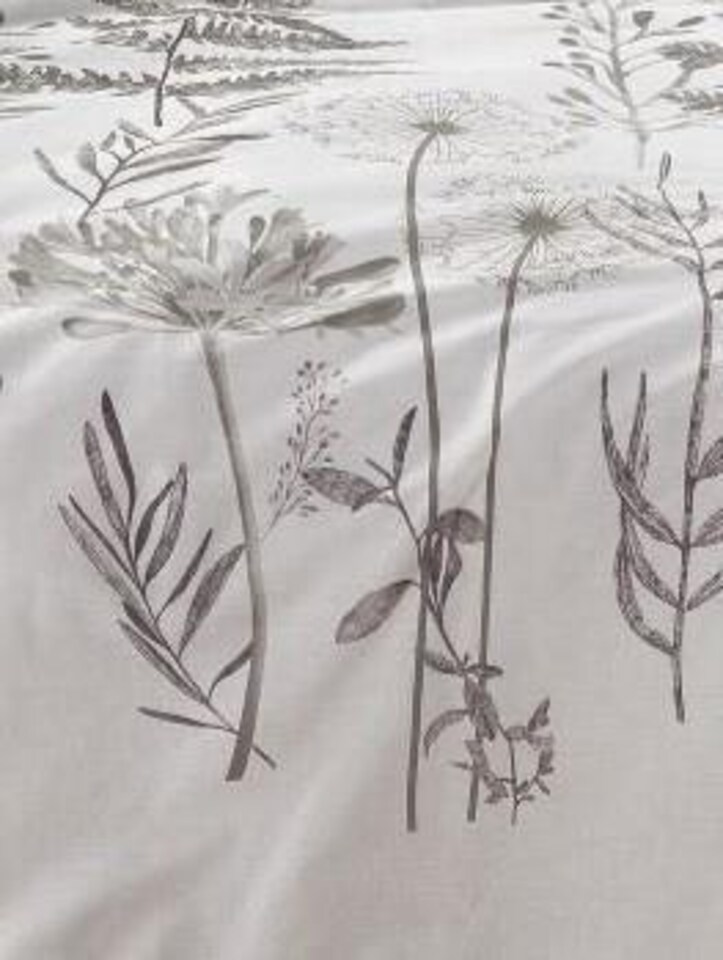 image 1 of Audra Floral Duvet Cover Set - Double - White