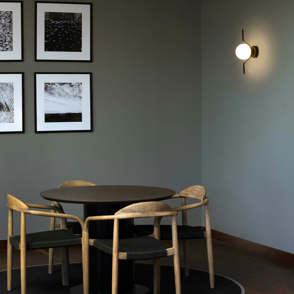 image 1 of Le Vita LED Wall Lamp Black 6W 2700K