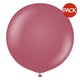 image 1 of Kalisan Latex Retro Balloon (Pack of 2) - Wild Berry - One Size