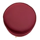 image 3 of Interiors by Premier Red Velvet Round Footstool, Ottoman Small Footstool with Soft Upholstery, Velvet Pouffe for Home