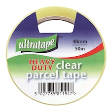 Ultratape Heavy Duty Clear Parcel Tape 48mm x 50m - One Colour - One Size