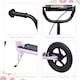 image 5 of HOMCOM Push Scooter, Teen Kids Scooter with 12" EVA Tyres, Pink