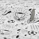 image 4 of The Champions Wallpaper in Monochrome | Black | Monochrome