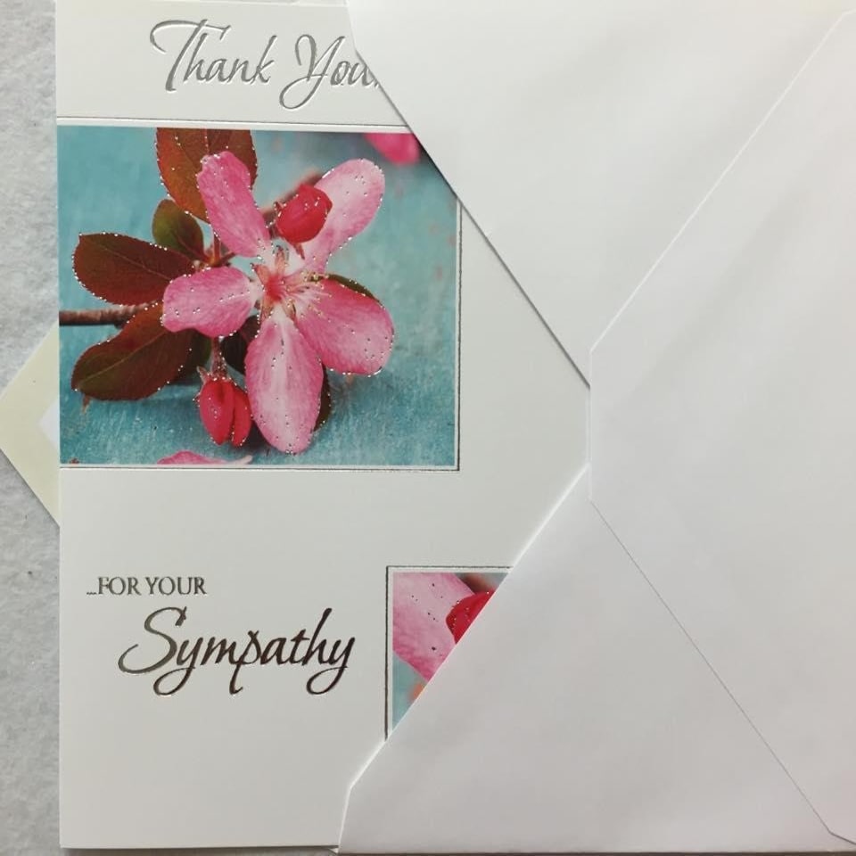 image 1 of Thank You For Your Sympathy Card