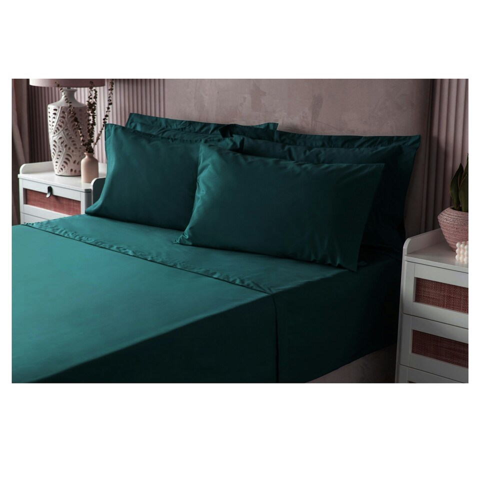 Belledorm Easycare Percale Platform Valance - Grey - Kingsize