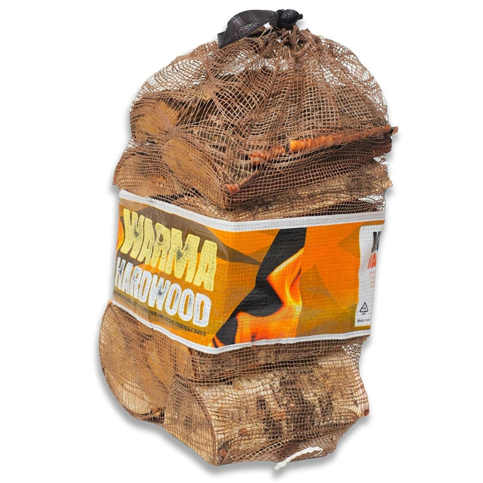 image 1 of Warma Hardwood Firewood Net - 3 x 27L Nets 81L Total
