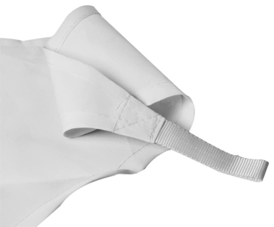 image 1 of 3m Square Water Resistant Polar White Sun Shade Sail