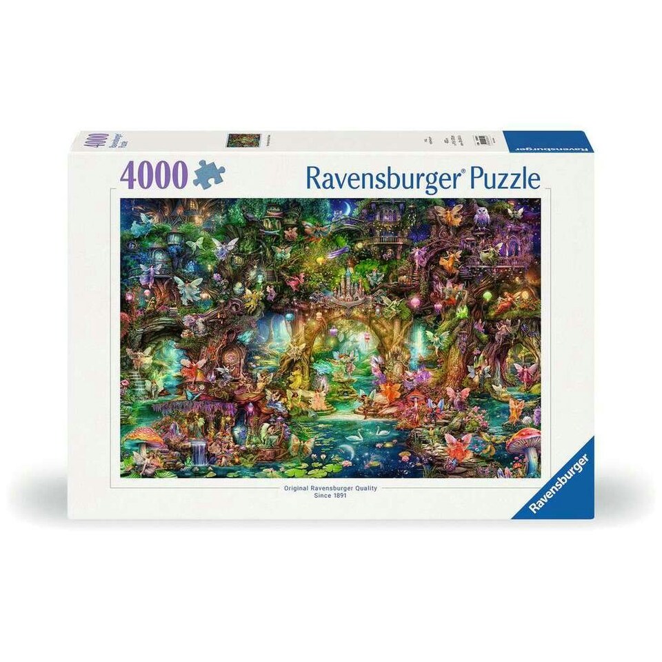 image 1 of Ravensburger The Hidden World of Fairies Aimee Stewart 4000 Piece Jigsaw puzzle