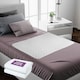 image 2 of Incontinence Bed Pads Non Slip - Extra Heavy Absorbency Washable Bed Sheets, Soft Cotton Waterproof Mattress Protector, Bed Wetting Mats, Single Size Absorbs 2L White | 2 pack | Single