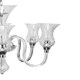 image 4 of Interiors by Premier Abelia Glass and Chrome 6 Arm Chandelier