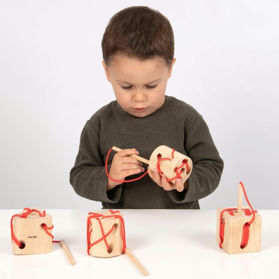 image 1 of Wooden Lacing Shapes