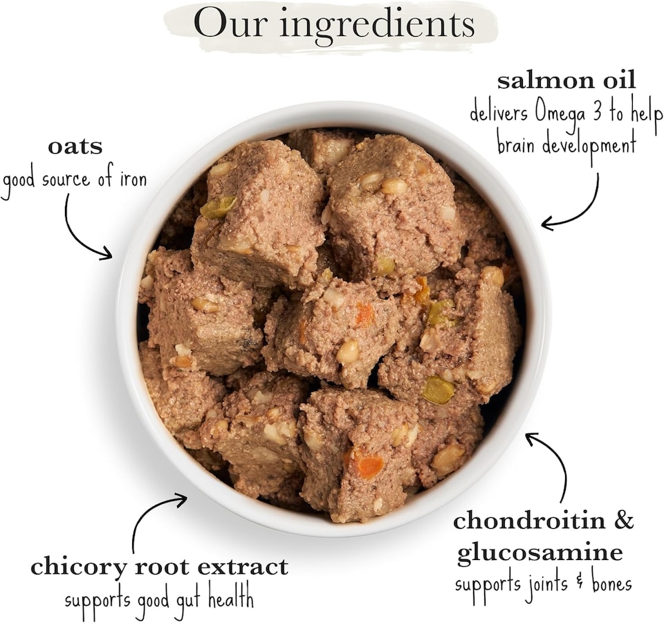 image 1 of Forthglade Wholegrain Lamb, Brown Rice and Vegetables Senior Wet Dog Food - 36 x 395g