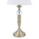 image 5 of Edwina Antique Brass Touch Table Lamp