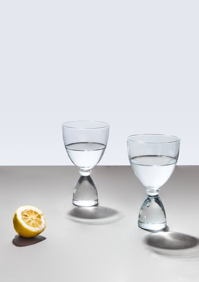 image 1 of Mila Set Of 2 Clear Cocktail Glasses