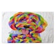 image 1 of Animal Dog Illustration Pop Art Designer Bath Towel | Multi