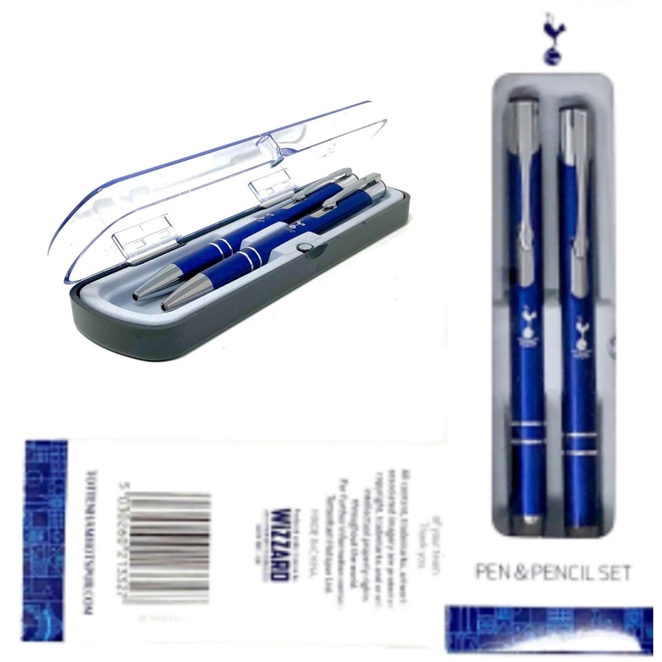 Team Merchandise Pen & Pencil Set - Tottenham Hotspur - Team Merchandise - 535TOT