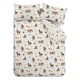 image 5 of Catherine Lansfield Halloween Highland Cow Reversible Duvet Cover Set Natural Cream | Natural | Double