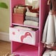 image 8 of AIYAPLAY Kids Wardrobe, Kids Clothes Rail with Mirror for Bedroom, Pink
