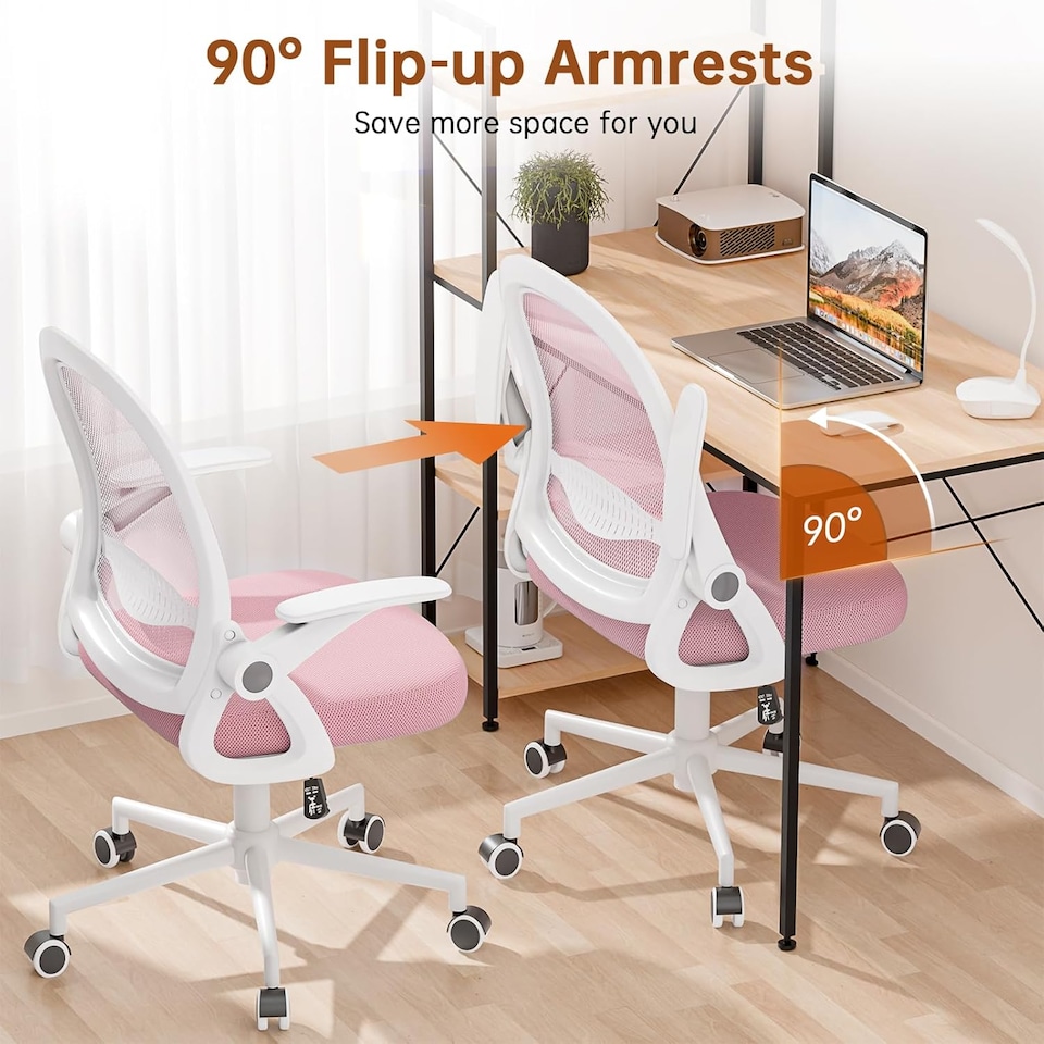 image 1 of Rattantree Ergonomic Mesh Office Chair Mid Back Swivel Desk Chair