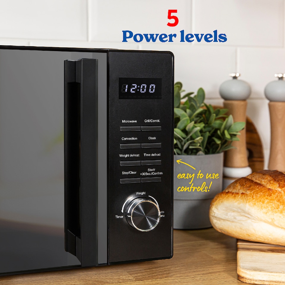 image 1 of Russell Hobbs RHM2366B 23L Digital Combination Microwave in Black