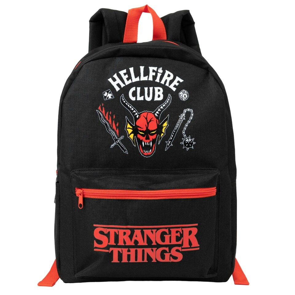 image 1 of Stranger Things Hellfire Club Backpack - Black - One Size