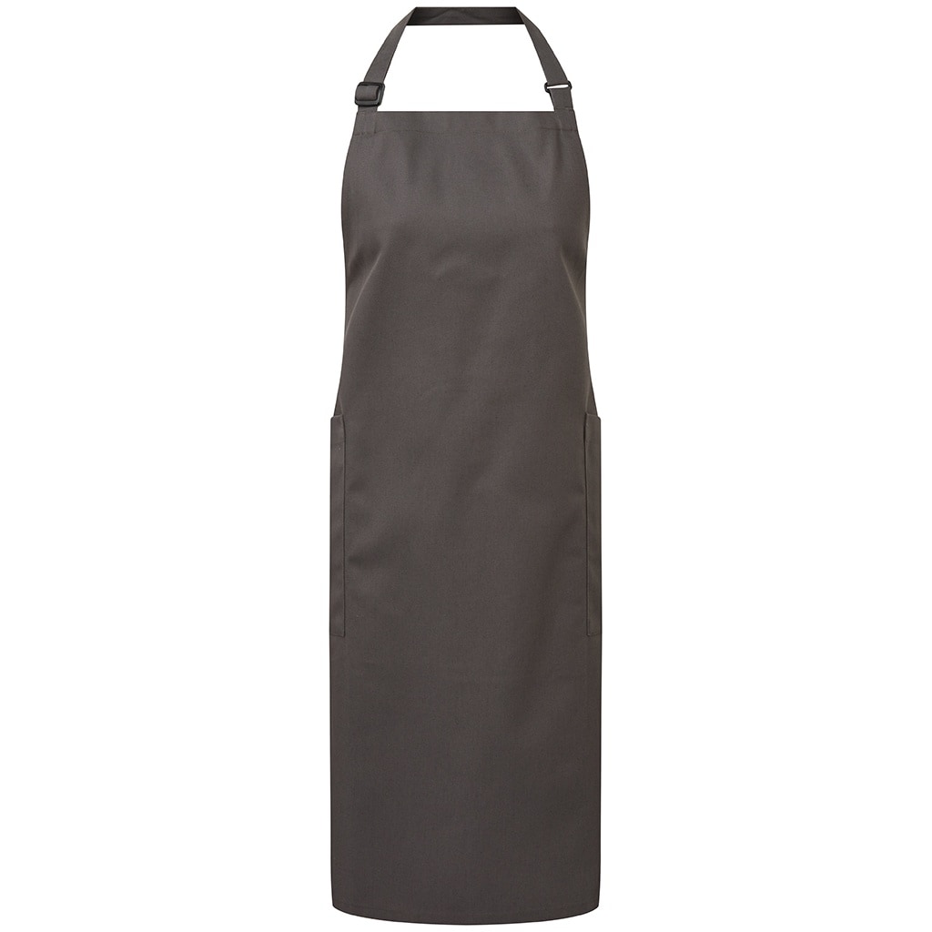 Premier Fairtrade Certified Full Apron in Dark Grey