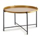 image 1 of Side table Black Golden Metal (76,5 x 46 x 76,5 cm) N/A