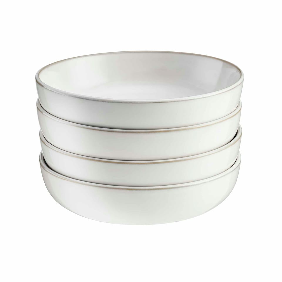 image 1 of Cooks Professional Nordic Stoneware 20cm Pasta Bowls