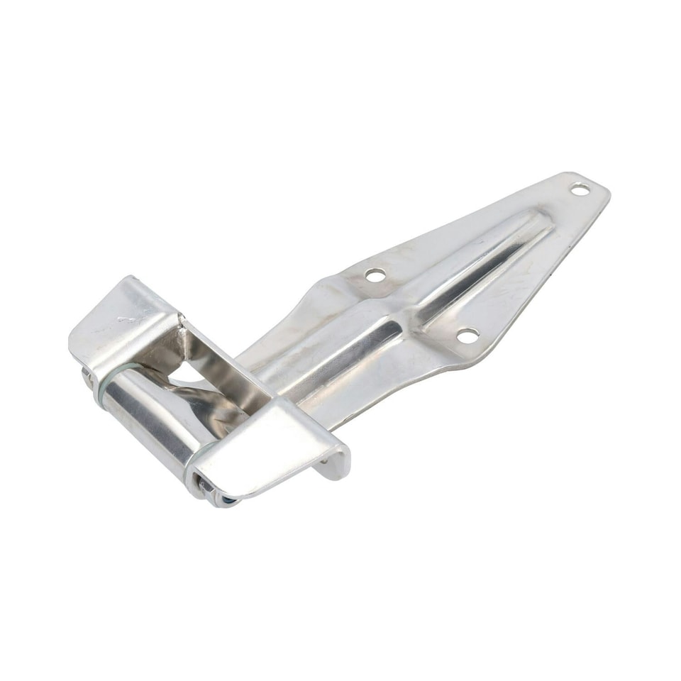 image 1 of 4 Pack 12" Stainless Steel Door Gate Strap Hinge Industrial Quality Heavy Duty Silver