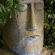 image 3 of Primrose Easter Island Head Solar Water Feature & Planter with LED Lights 50cm