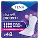 image 1 of TENA Discreet Maxi Night Incontinence Pads 48 Pack