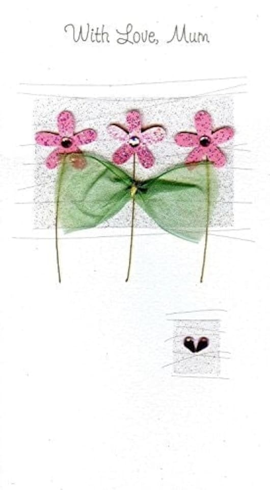 image 1 of Mum Luxury Birthday Greeting Card Hand-Finished Cards Lovely Words Inside