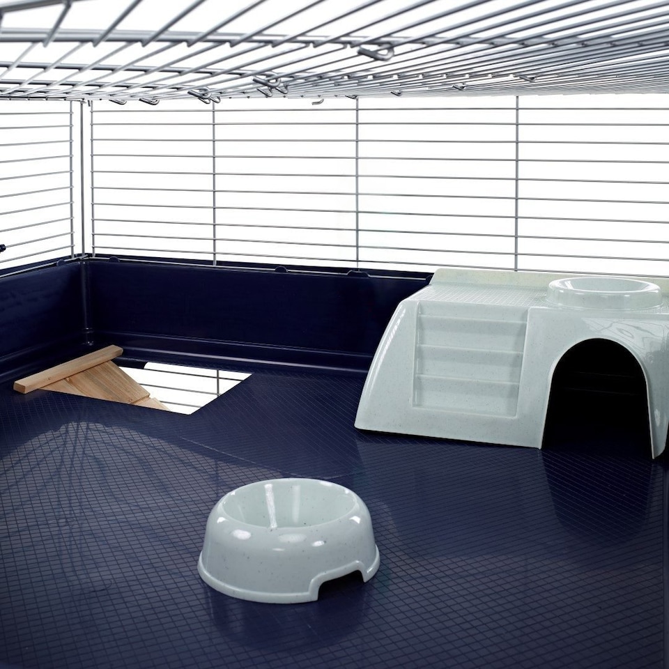 image 1 of Rabbit & Guinea Pig Cage 142cm - Indoor Double Corner | Little Friends