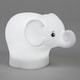 image 3 of BHS Glow Kid's LED Elephant Table Lamp, White | White | White