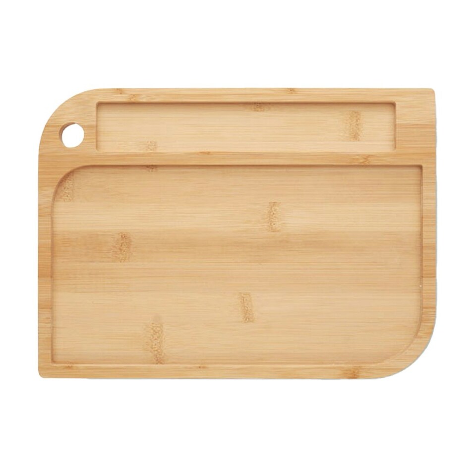 image 1 of MidOcean Leata Bamboo Plate - Wood - One Size Brown