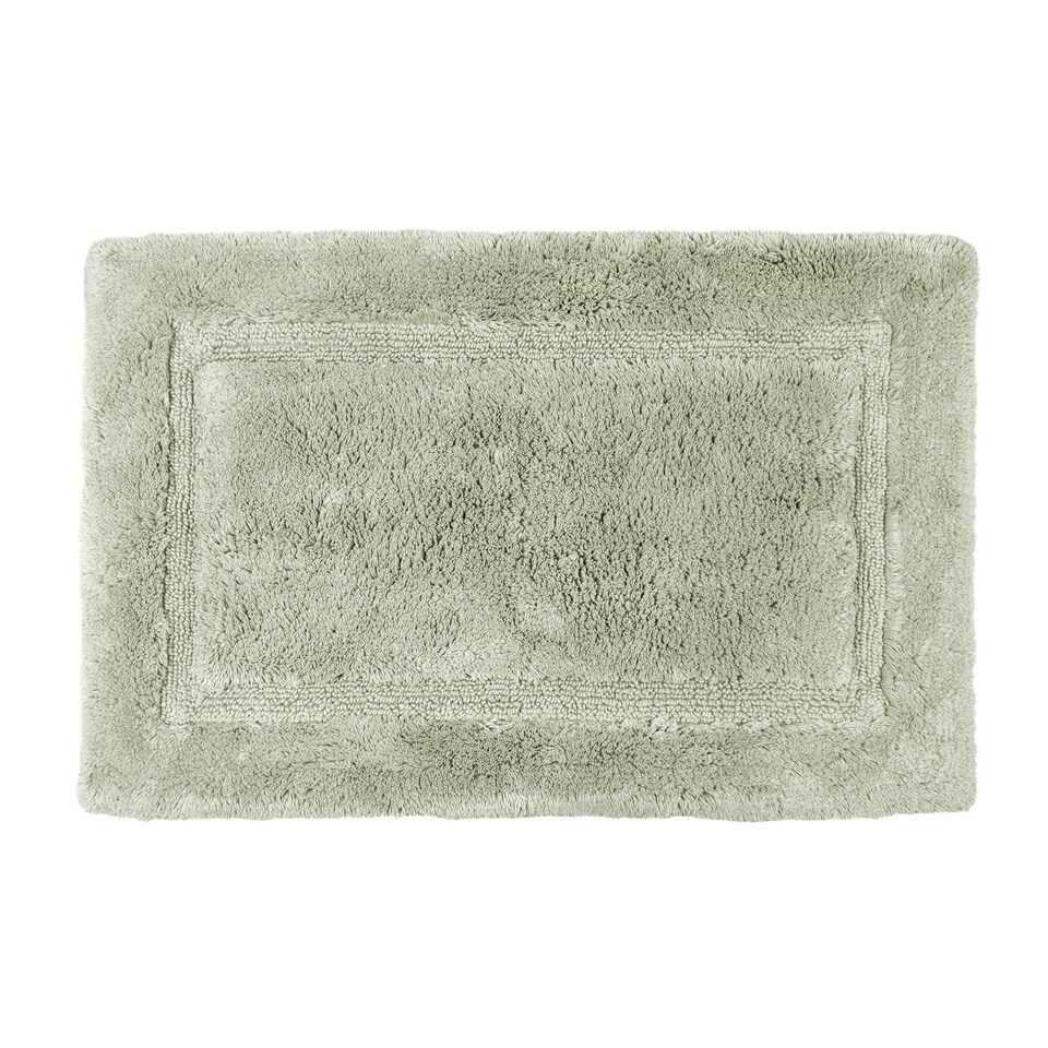image 1 of Marlborough Bamboo Cotton Bath Mat - Sage Green Green | Sage Green